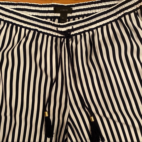 J.CREW Striped Drawstring Pants - Size S - Picture 5 of 9